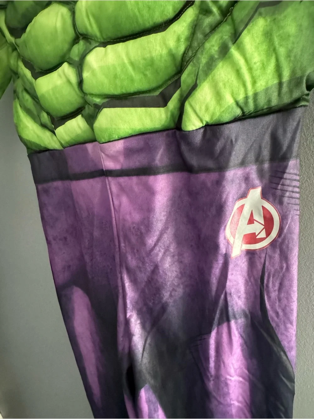 Marvel Hulk Muscle Chest Kids Costume - large size 12-14